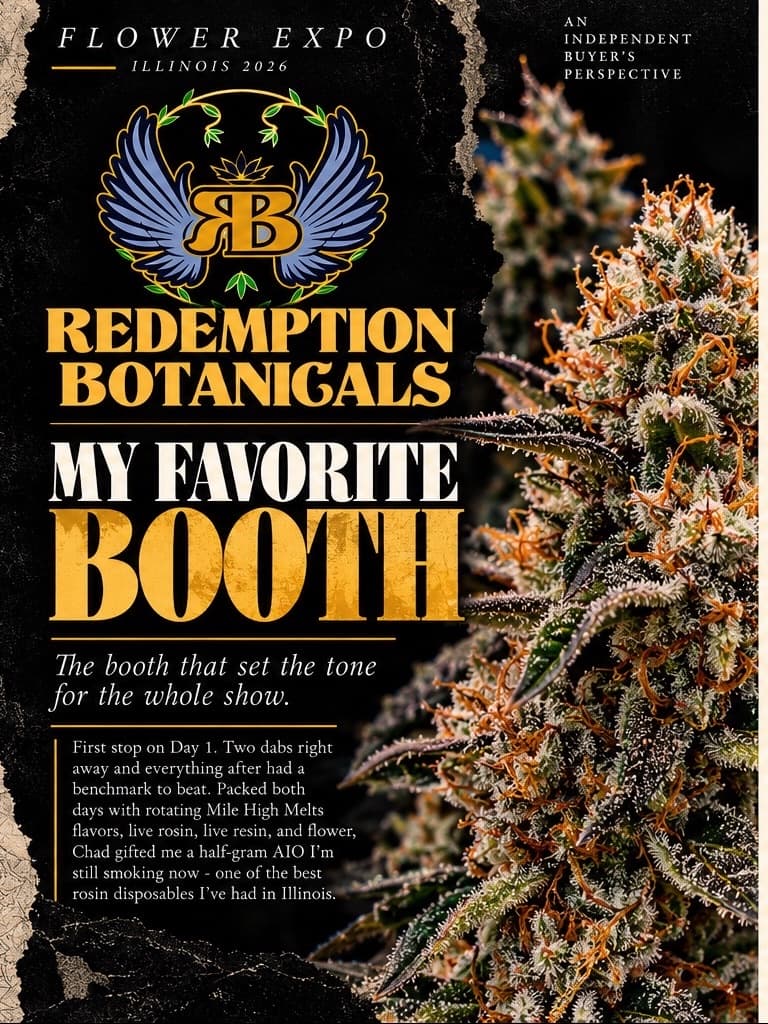 Field Note 001, Redemption Botanicals: left page